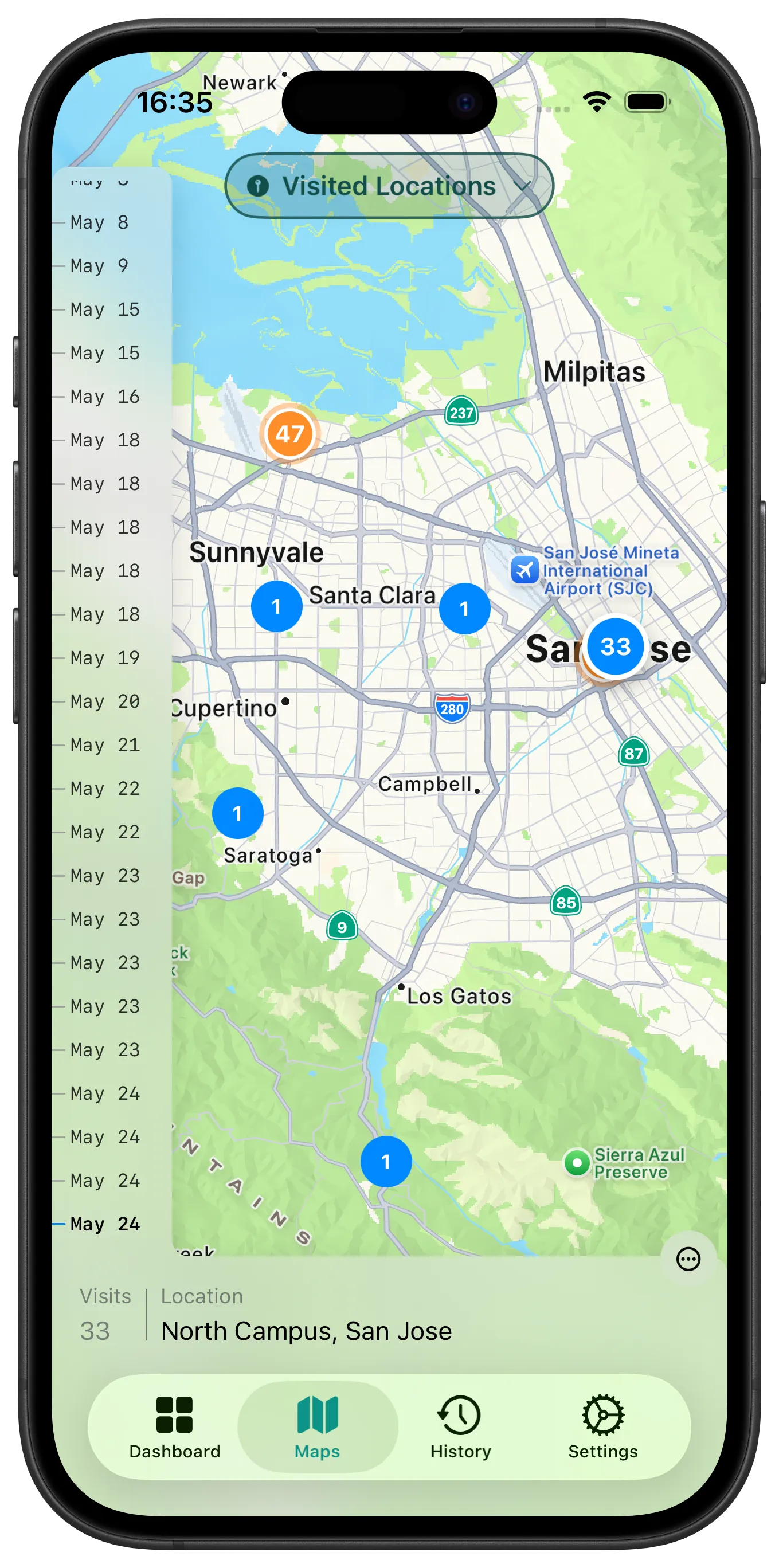 Map Cluster screenshot
