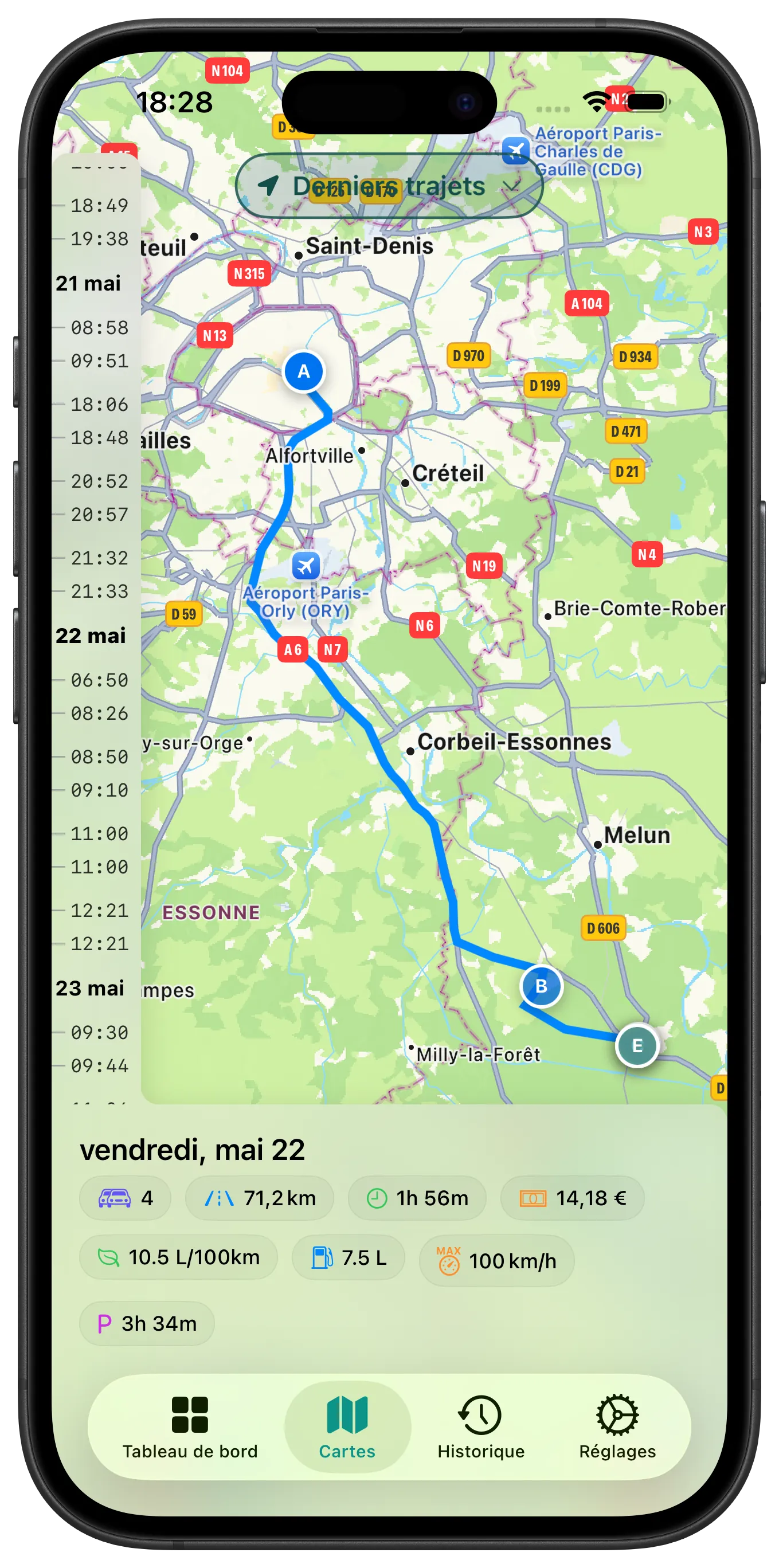 Maps screenshot