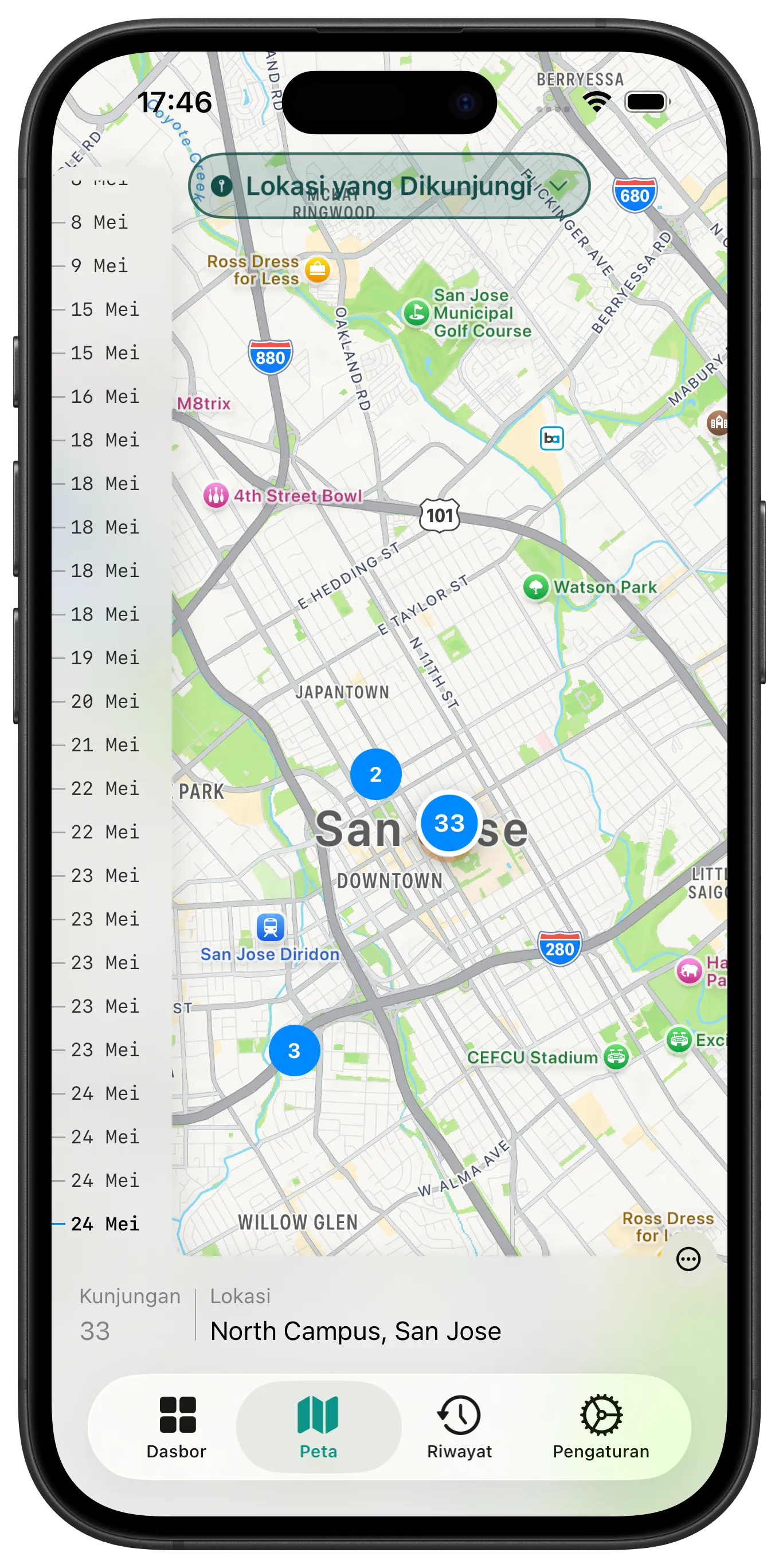 Map Cluster screenshot