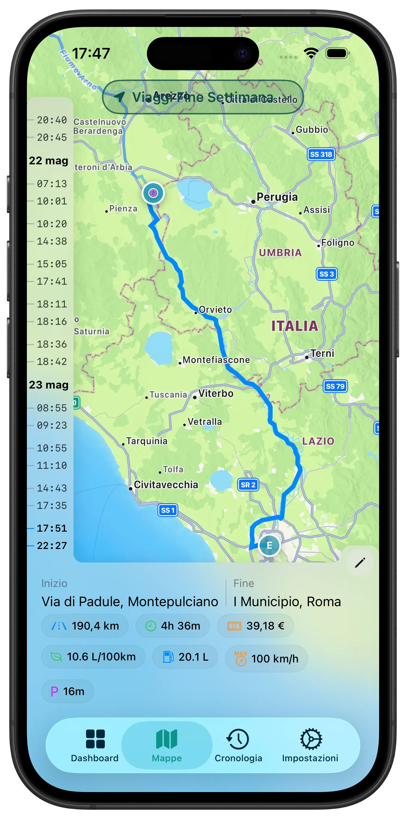 Maps screenshot
