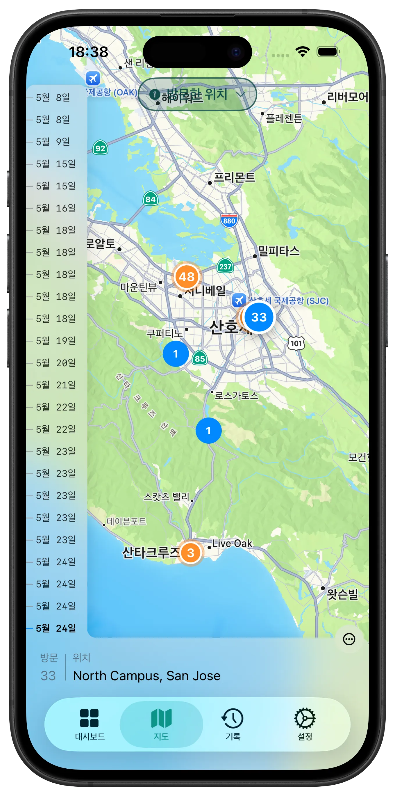 Visited Places and Clustering
