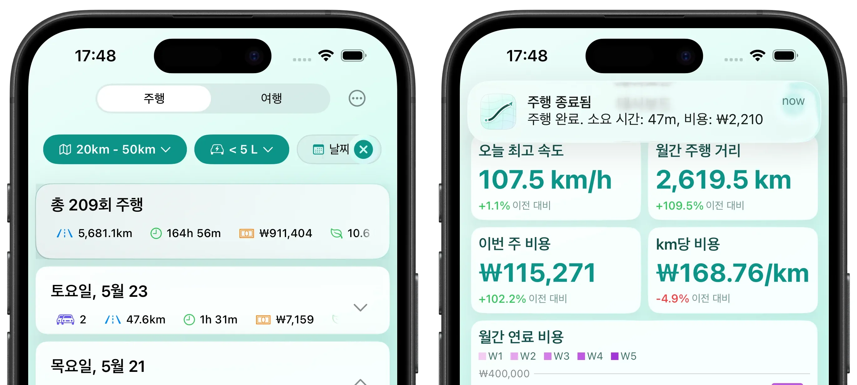 2026년 아이폰용 최고의 차계부 및 유비 관리 앱 비교 추천