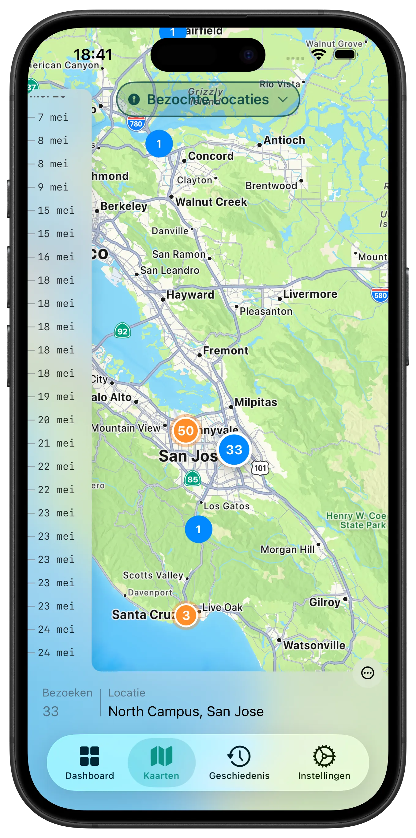Visited Places and Clustering