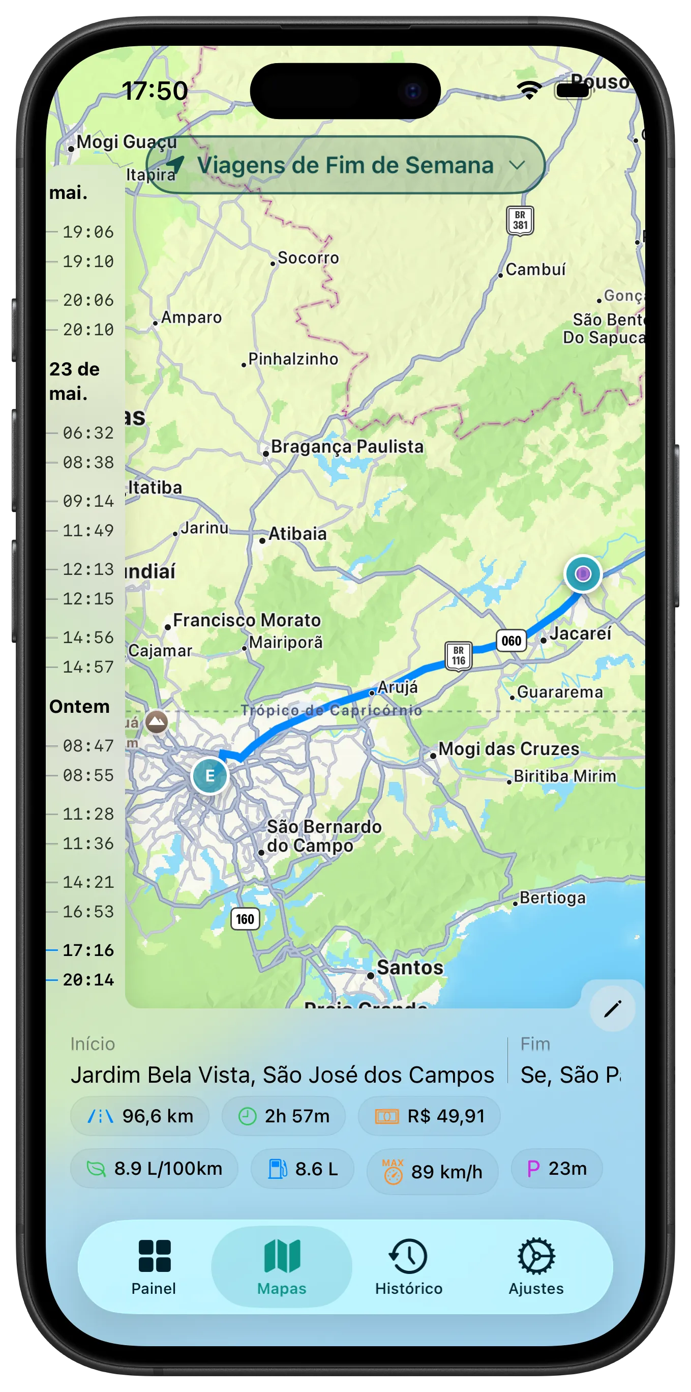 Maps screenshot